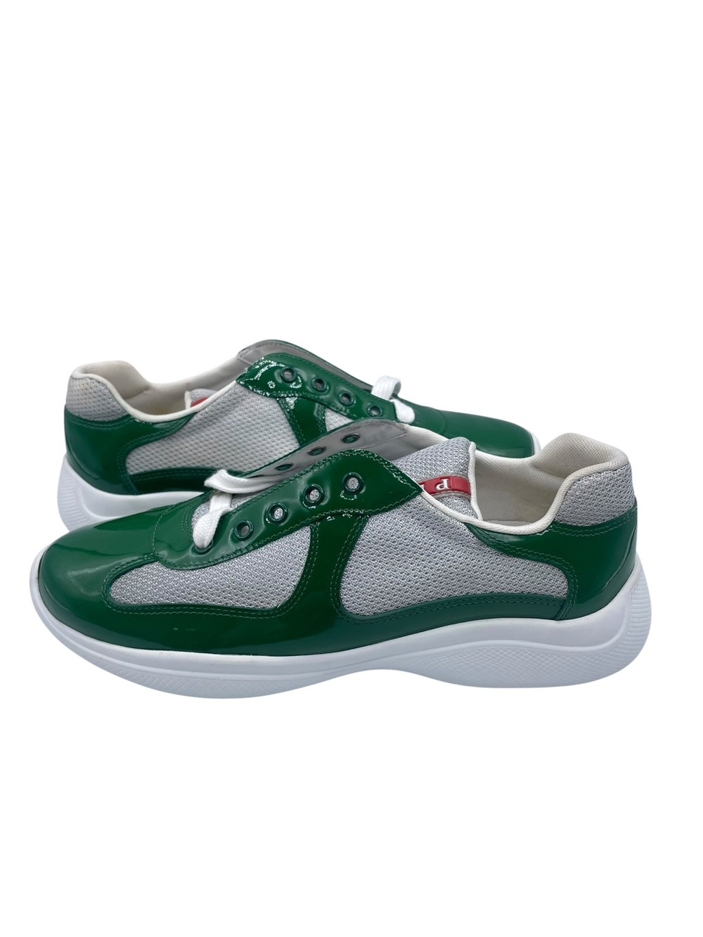 Prada Green America’s cup sneakers